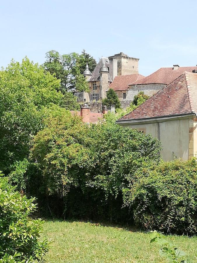 Vue Du Chateau D'Excideuil En Chambres Bagian luar foto